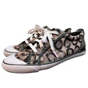 Coach Women's Sneakers - Black and Cream
